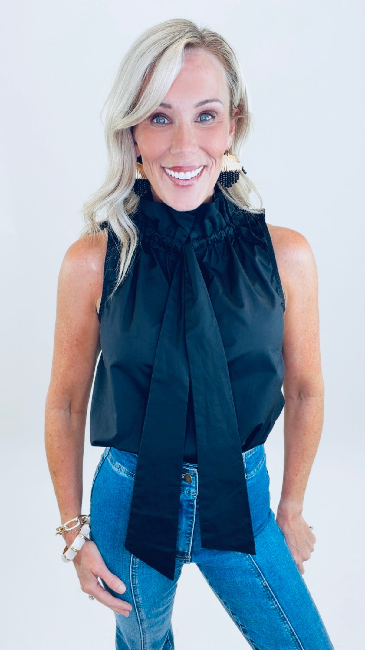 Tied and True Top (black)