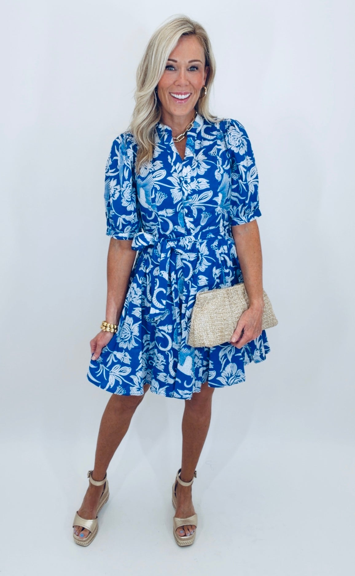 Blue Willow Dress