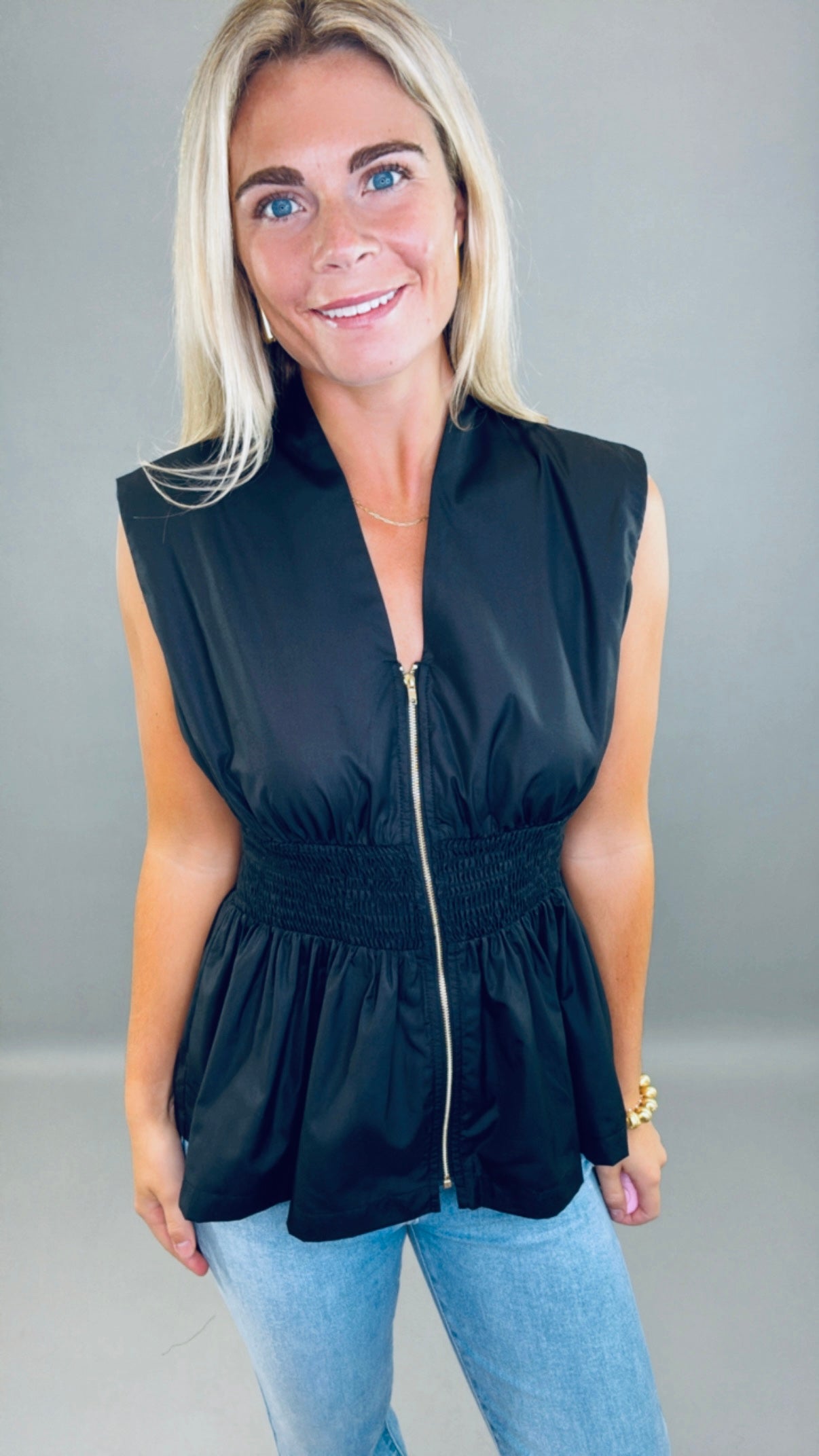 Zip & Cinch Top