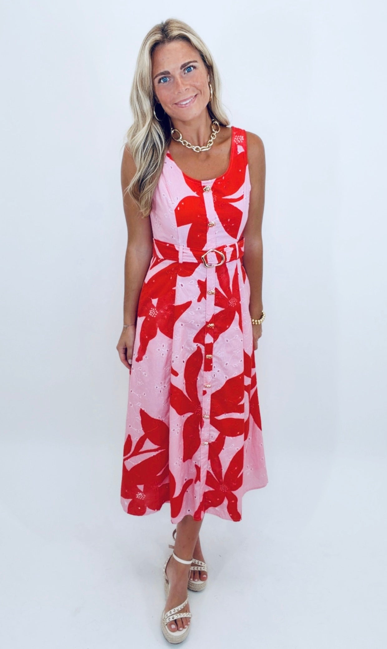 Summer Etch Dress (pink)