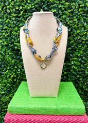 Fleurish Scarf Necklace
