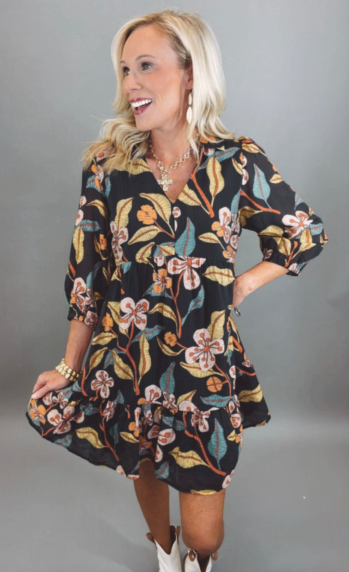 Secret Orchard Mini Dress