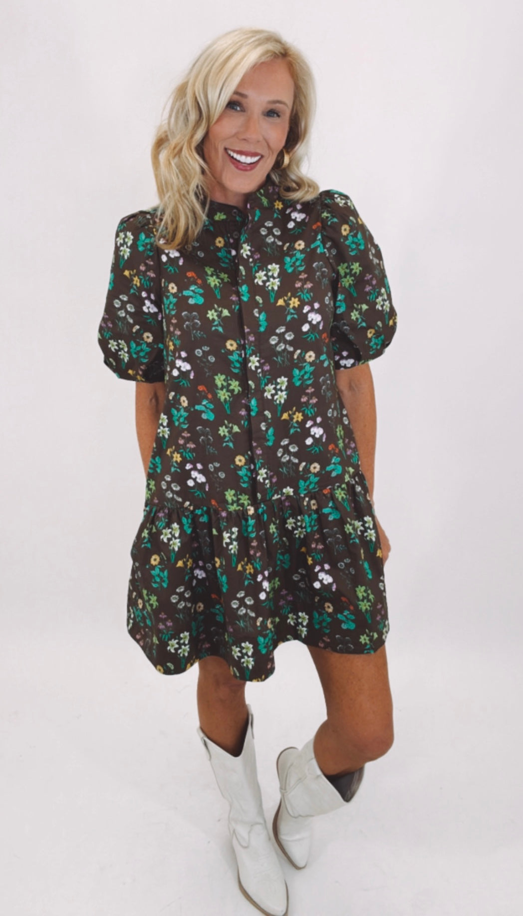 Wildflower Grove Dress (brown)