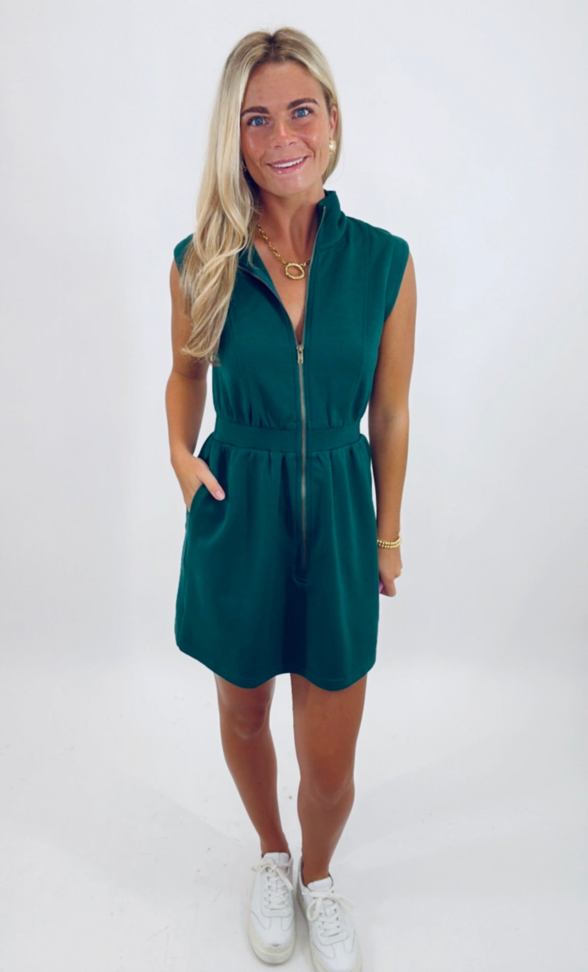 On the Go Zip Dress