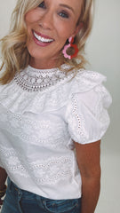 Lace & Grace Top (ivory)