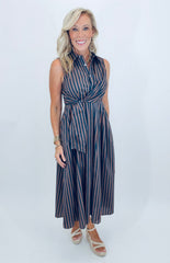 Side Note Dress (navy)