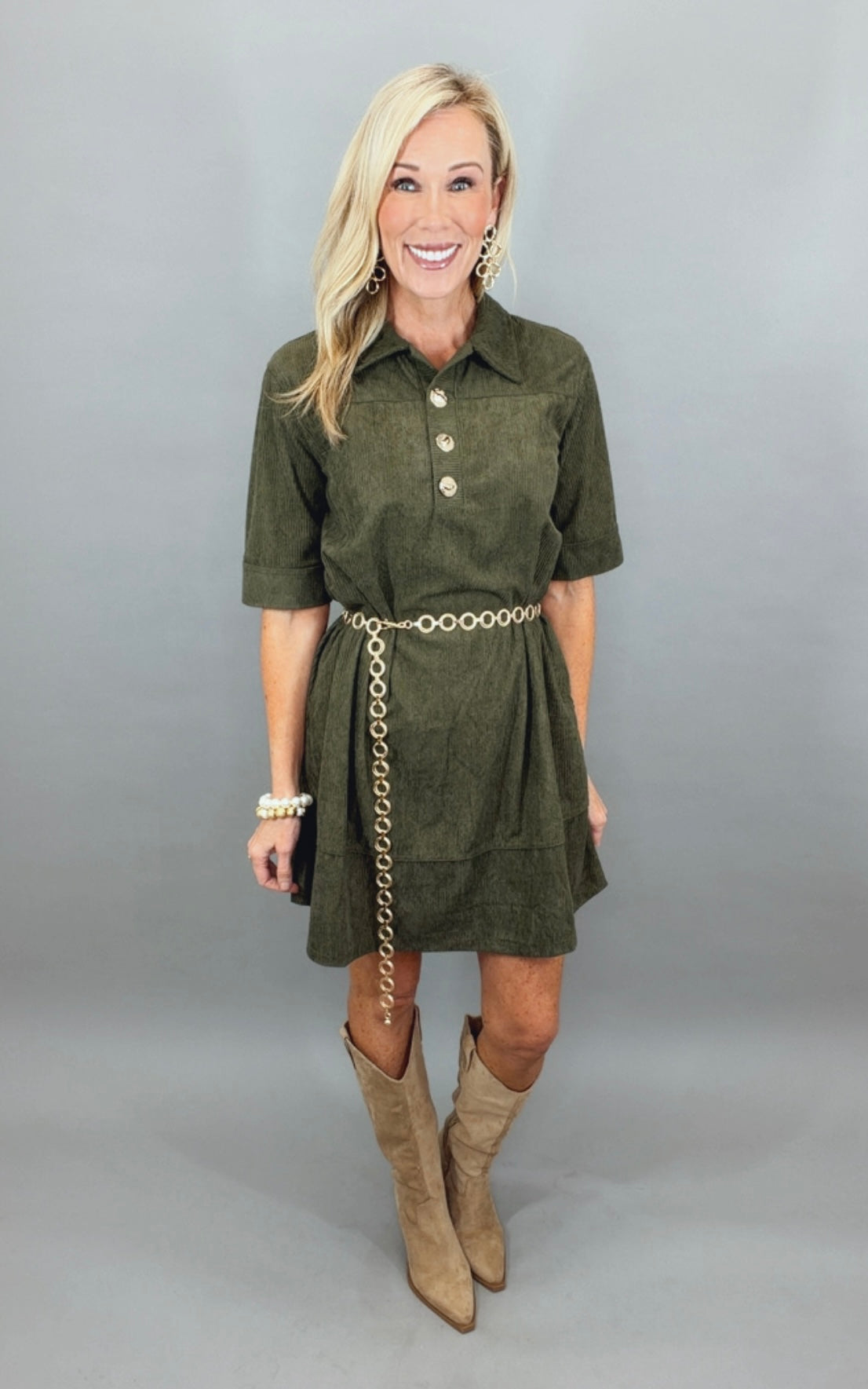 Pembroke Dress (olive)