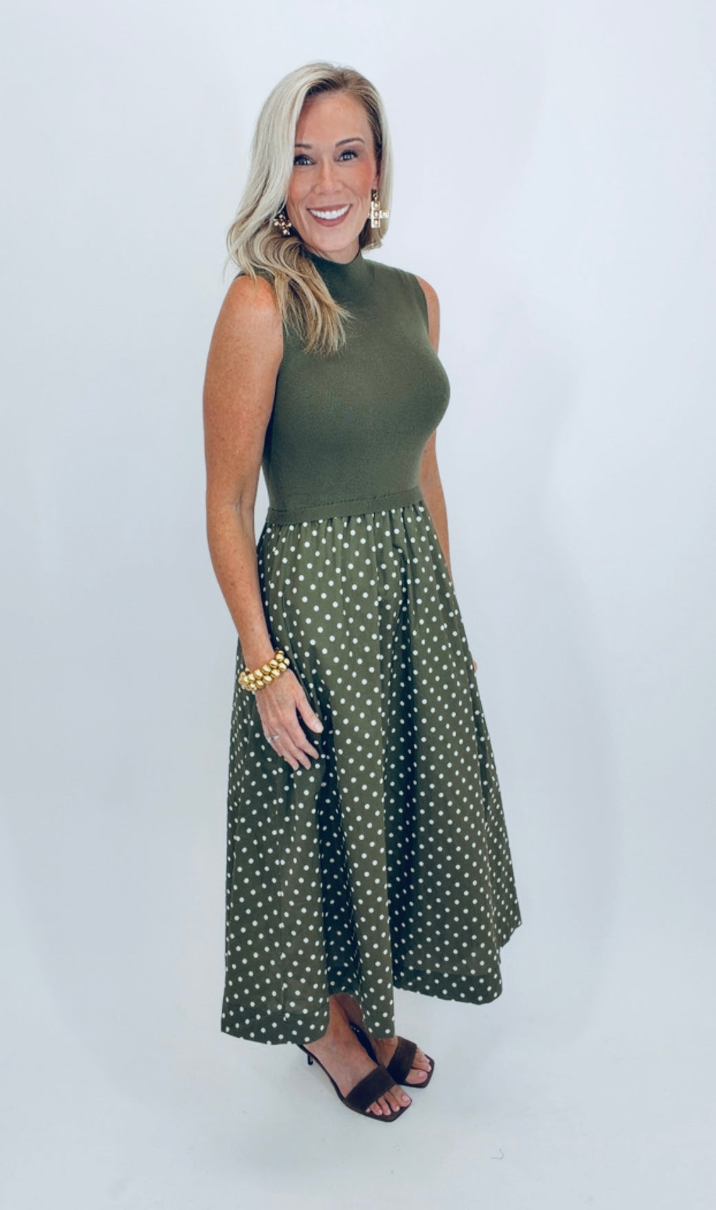 Olive Moment Dress