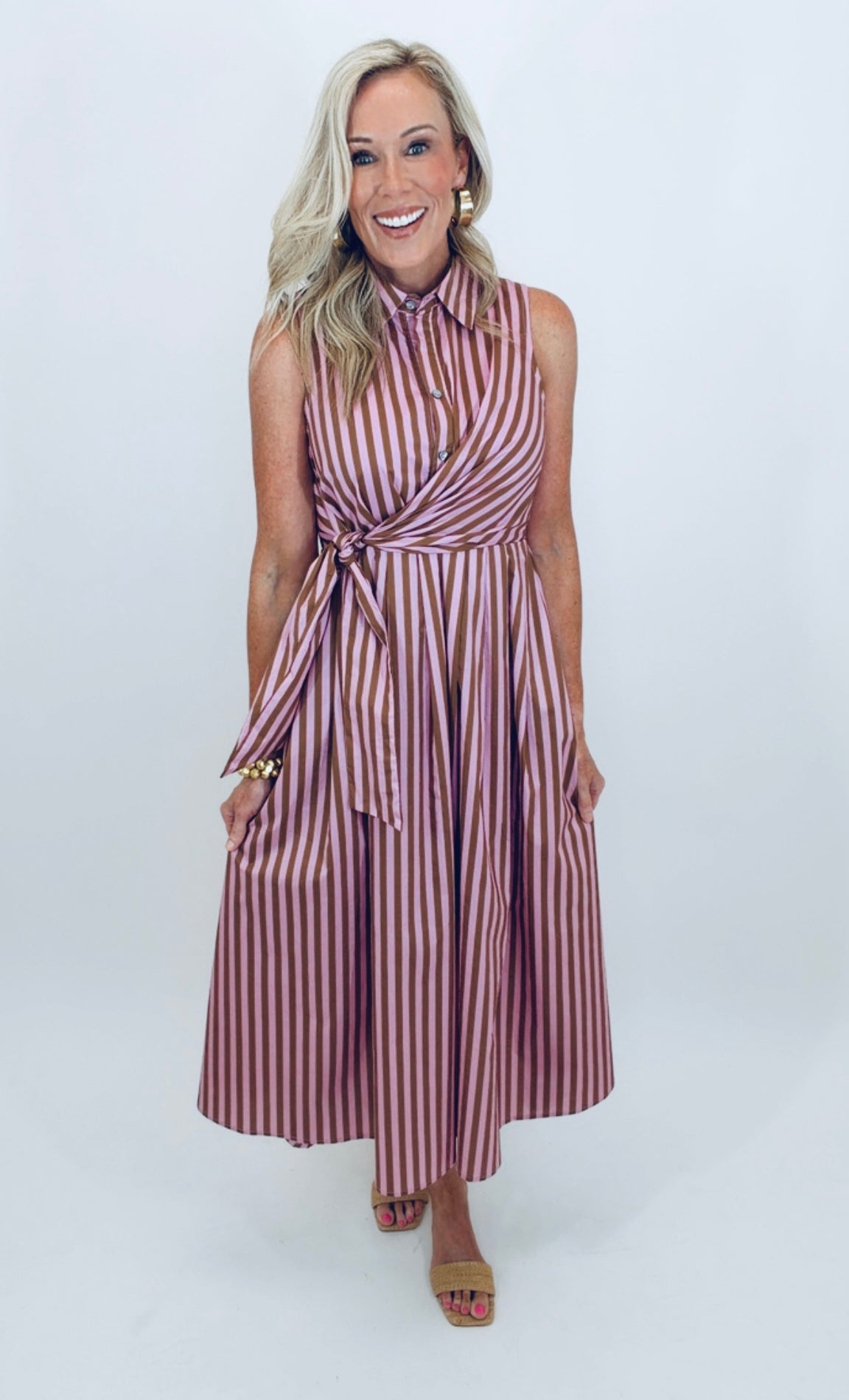 Side Note Dress (pink)