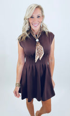 Take Shape Dress (brown)