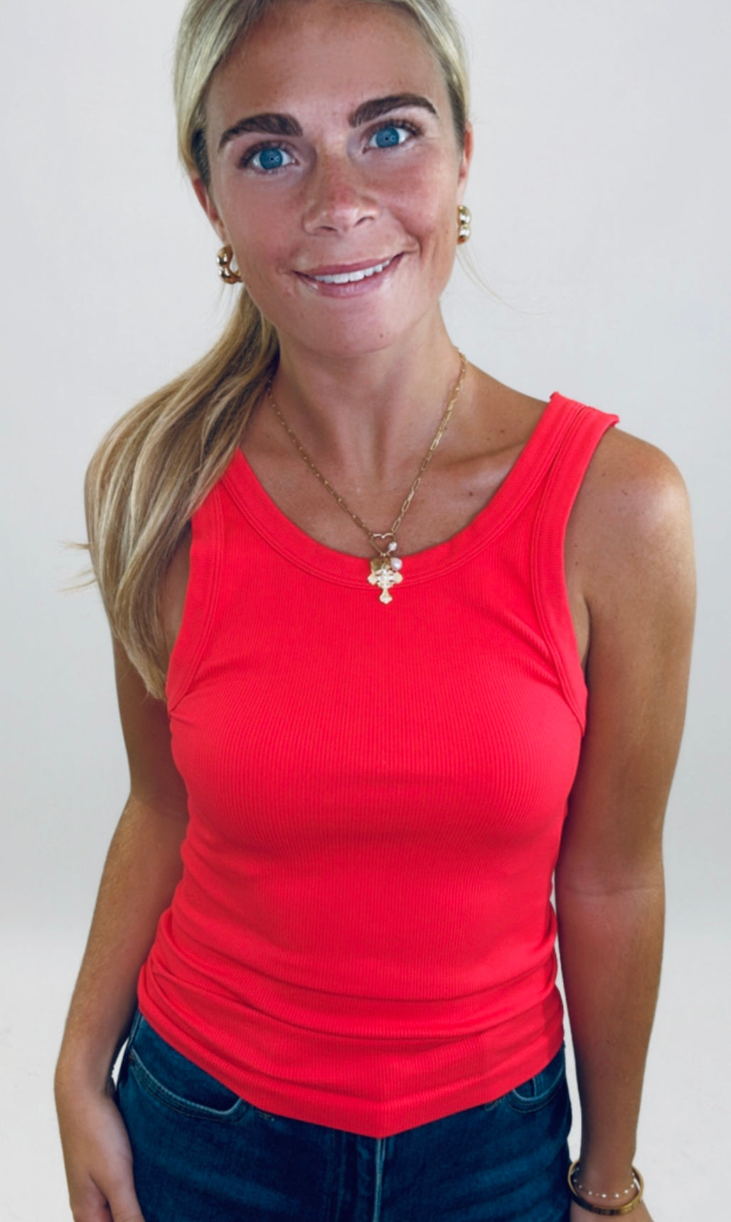 Reversible Essential Tank (poppy)