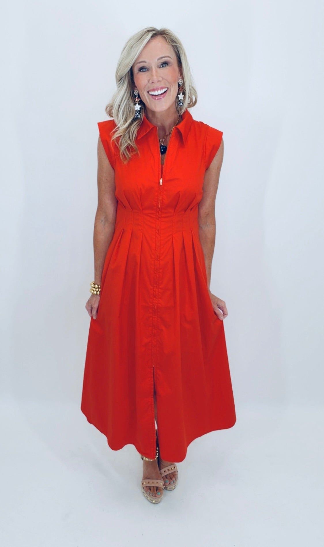 Red Hot Summer Dress