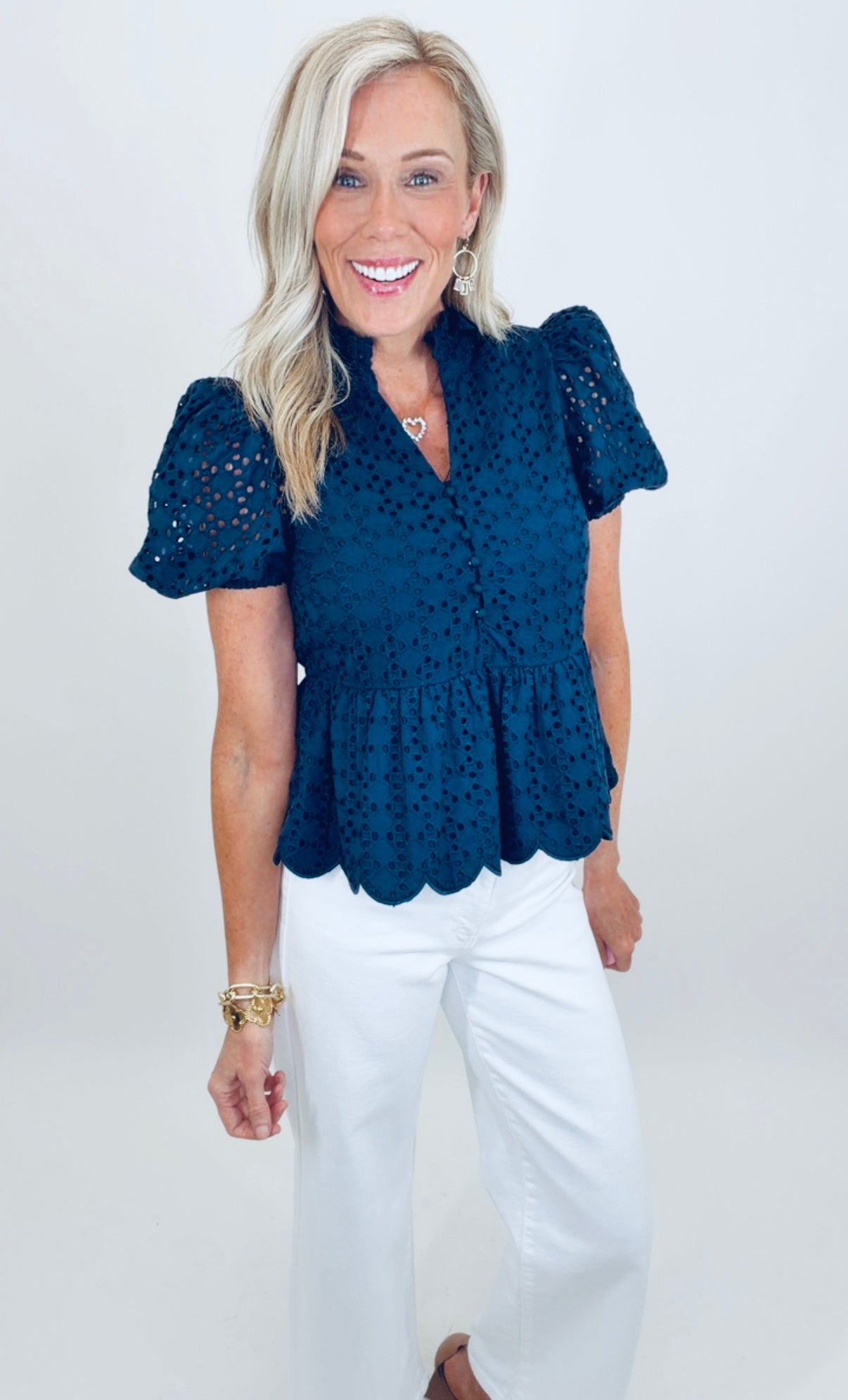 Charm Theory Top (navy)