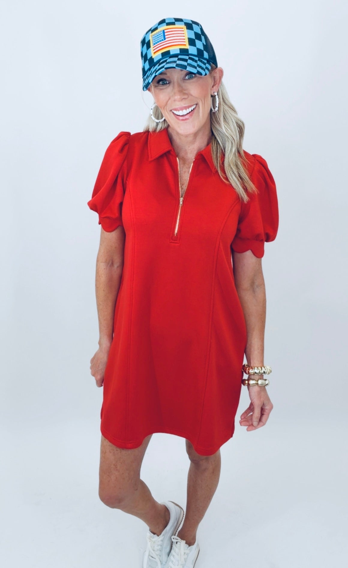 Summer State of Mind Dress (red)