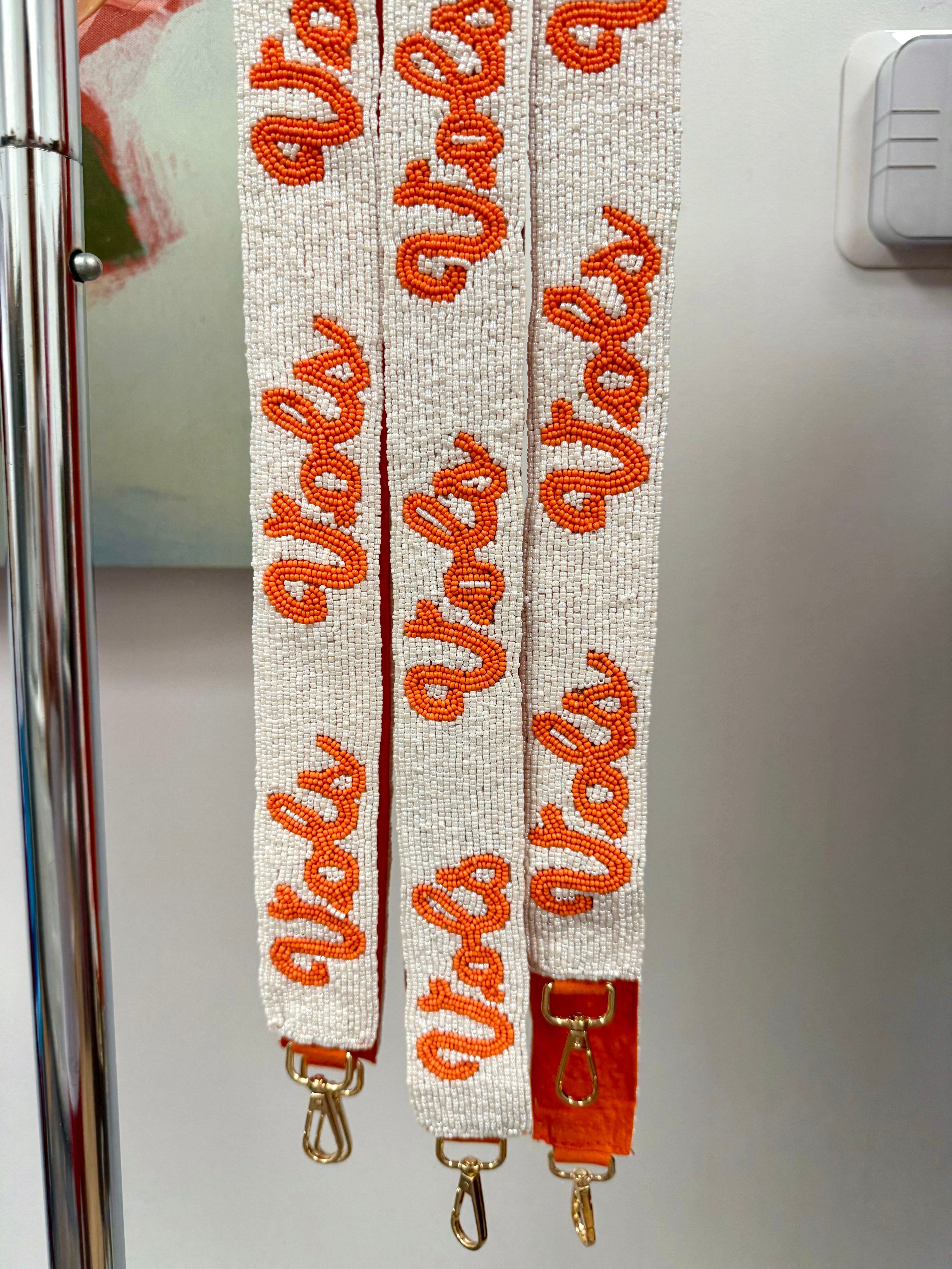 "Vols" Bead Purse Strap