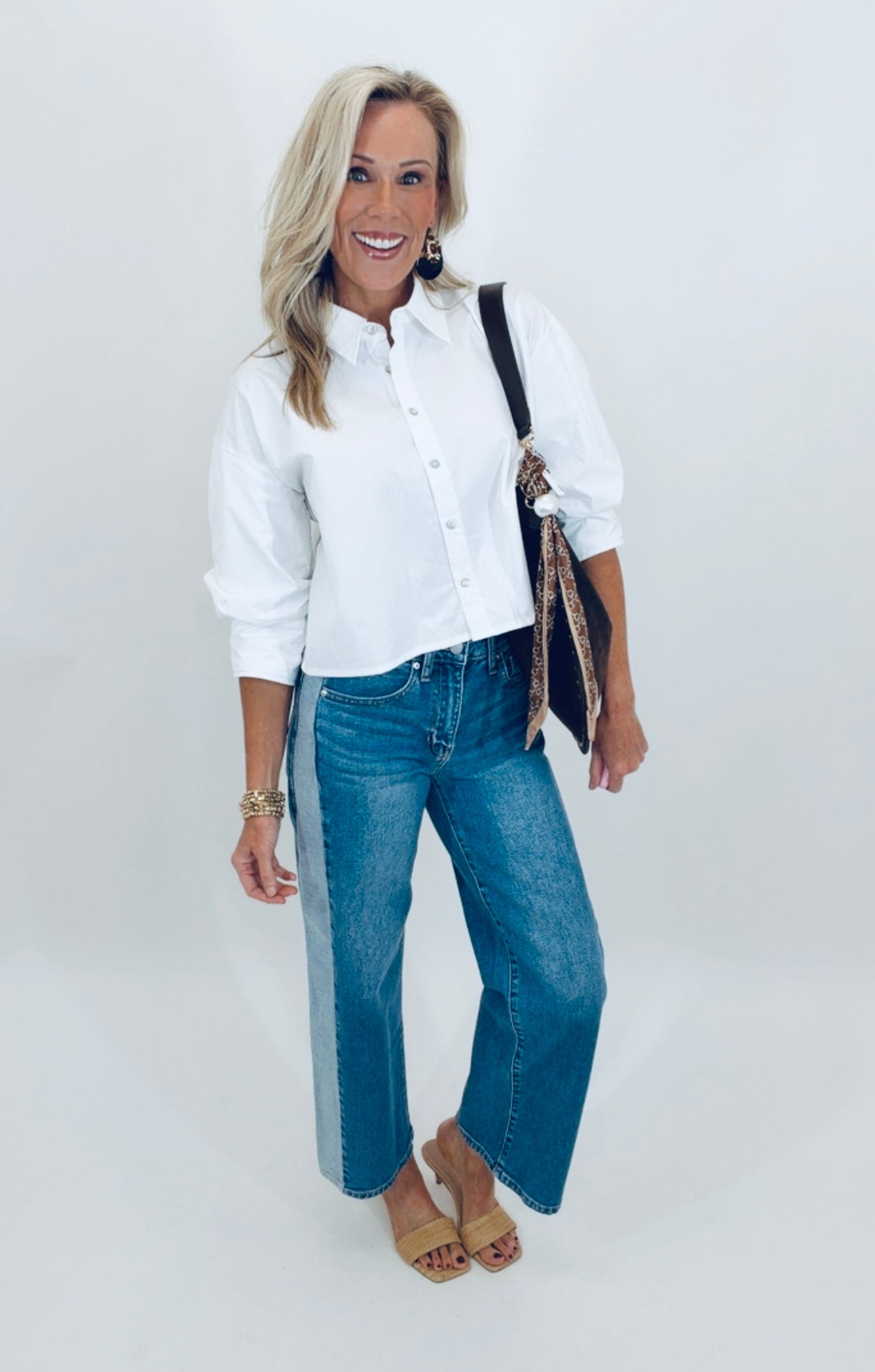 Contrast Straight Jean