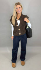 Chalet Charm Vest (brown)