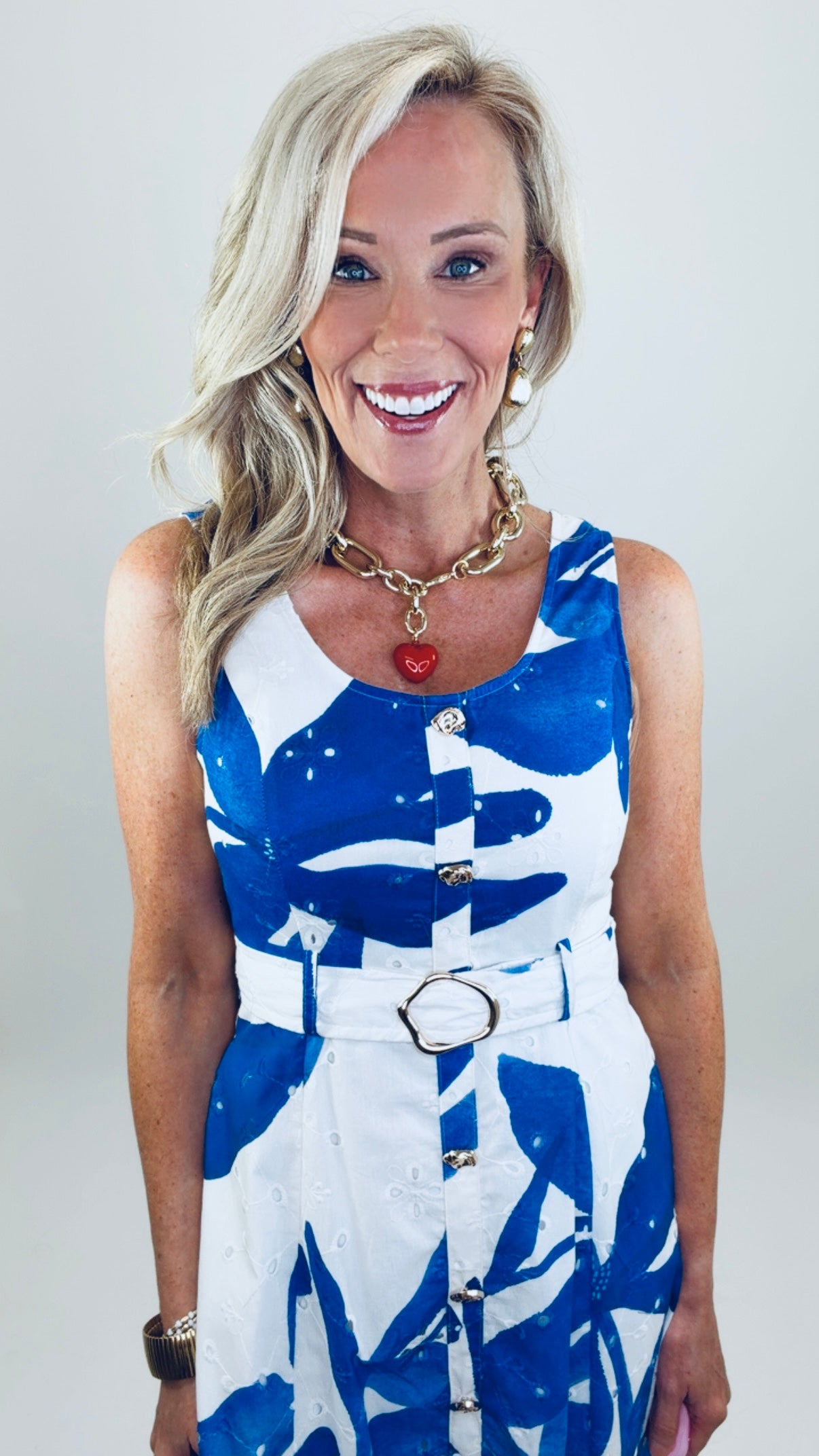 Summer Etch Dress (royal)