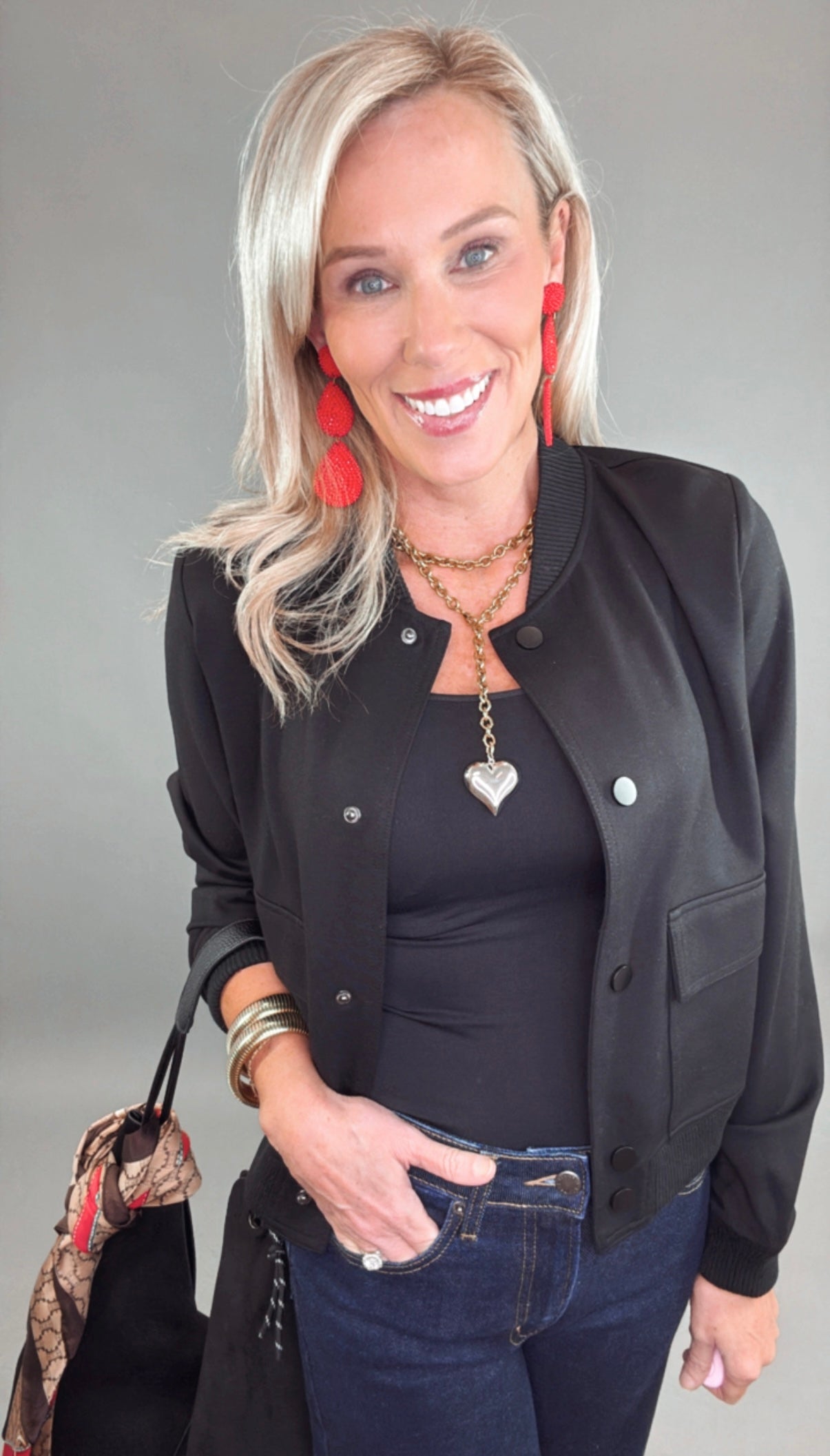 Simone Bomber (black)