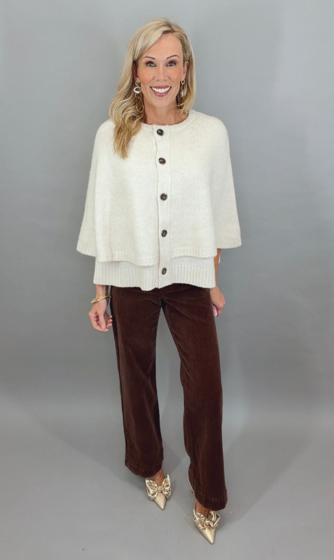 Cape Escape Cardigan (ecru)