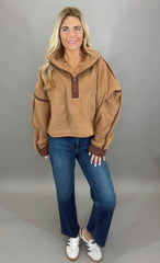 Alpine Retreat Pullover (camel)