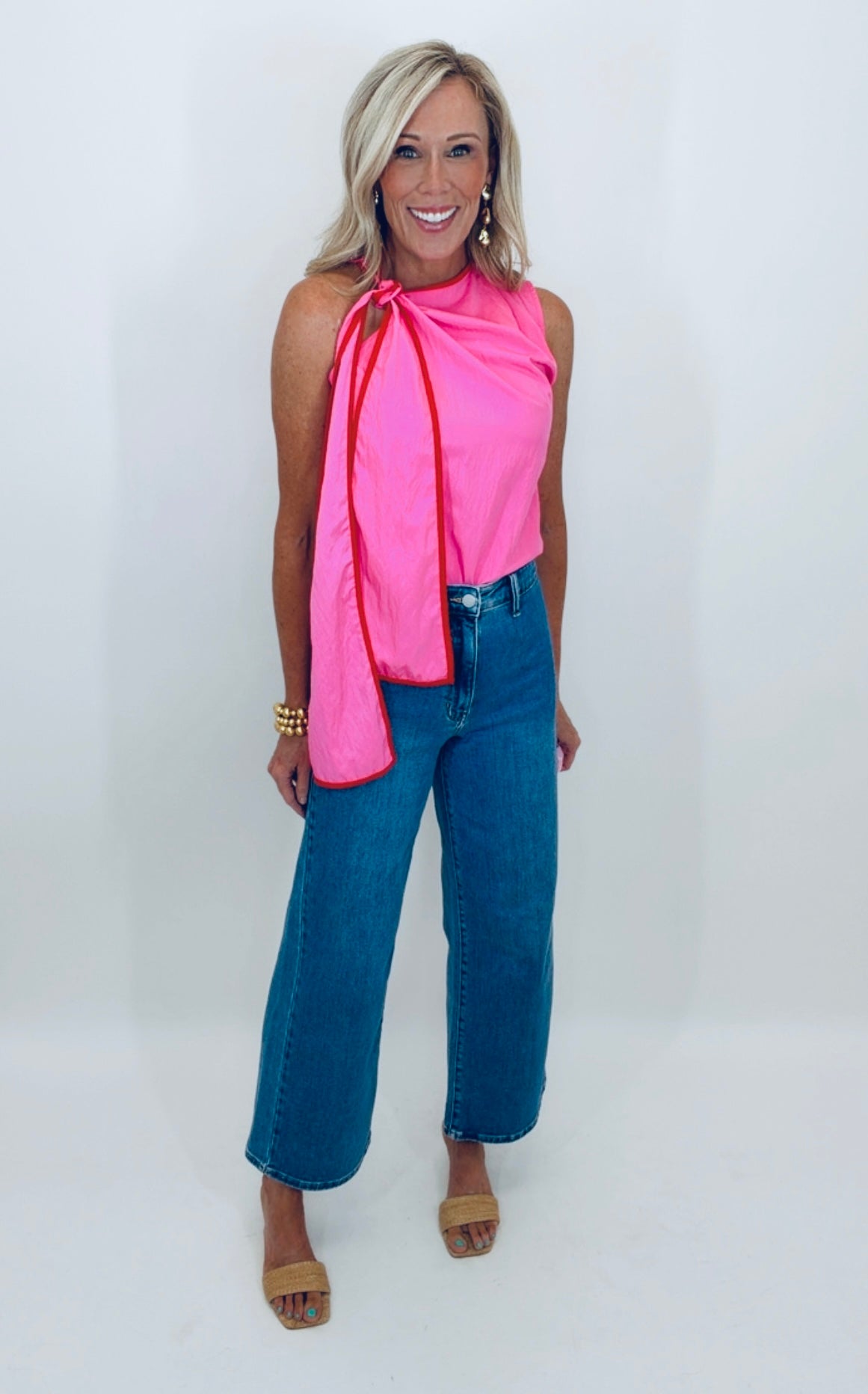 Tie the Knot Top (hot pink)