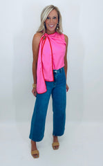 Tie the Knot Top (hot pink)