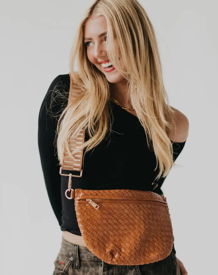 Woven Bum Bag (brown)