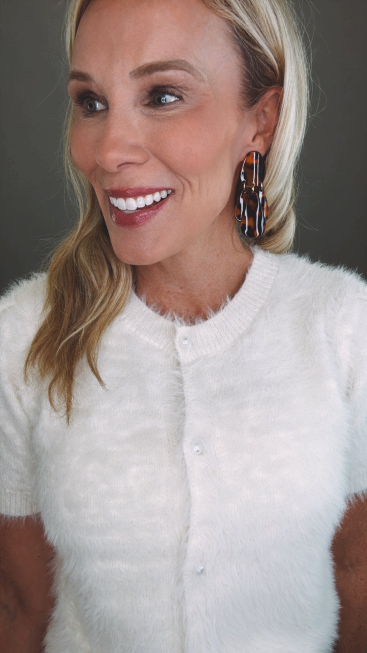 Pearl Luxe Cardigan (cream)