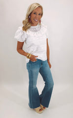 Lace & Grace Top (ivory)