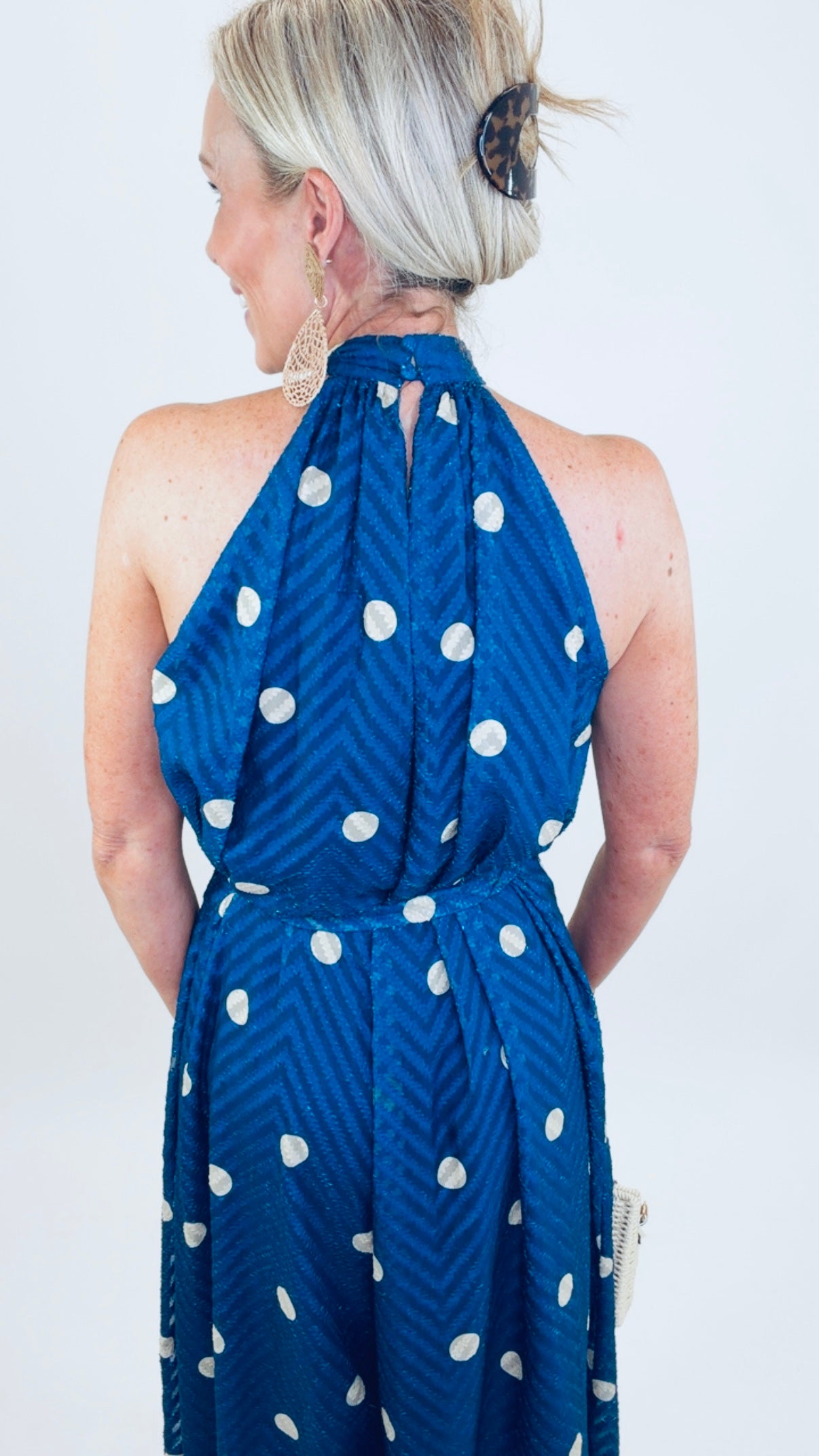 Champagne Dot Jumpsuit