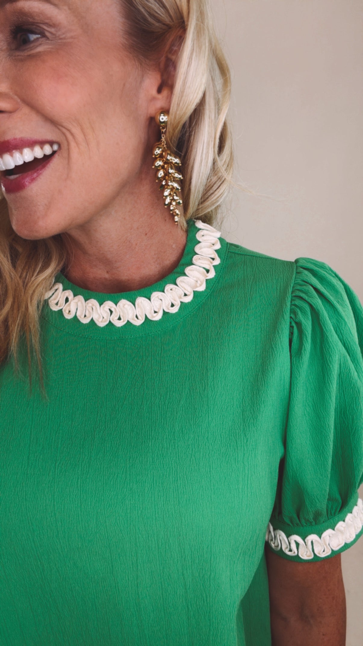 Twist & Trim Top (green)
