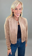 It List Bomber (taupe)
