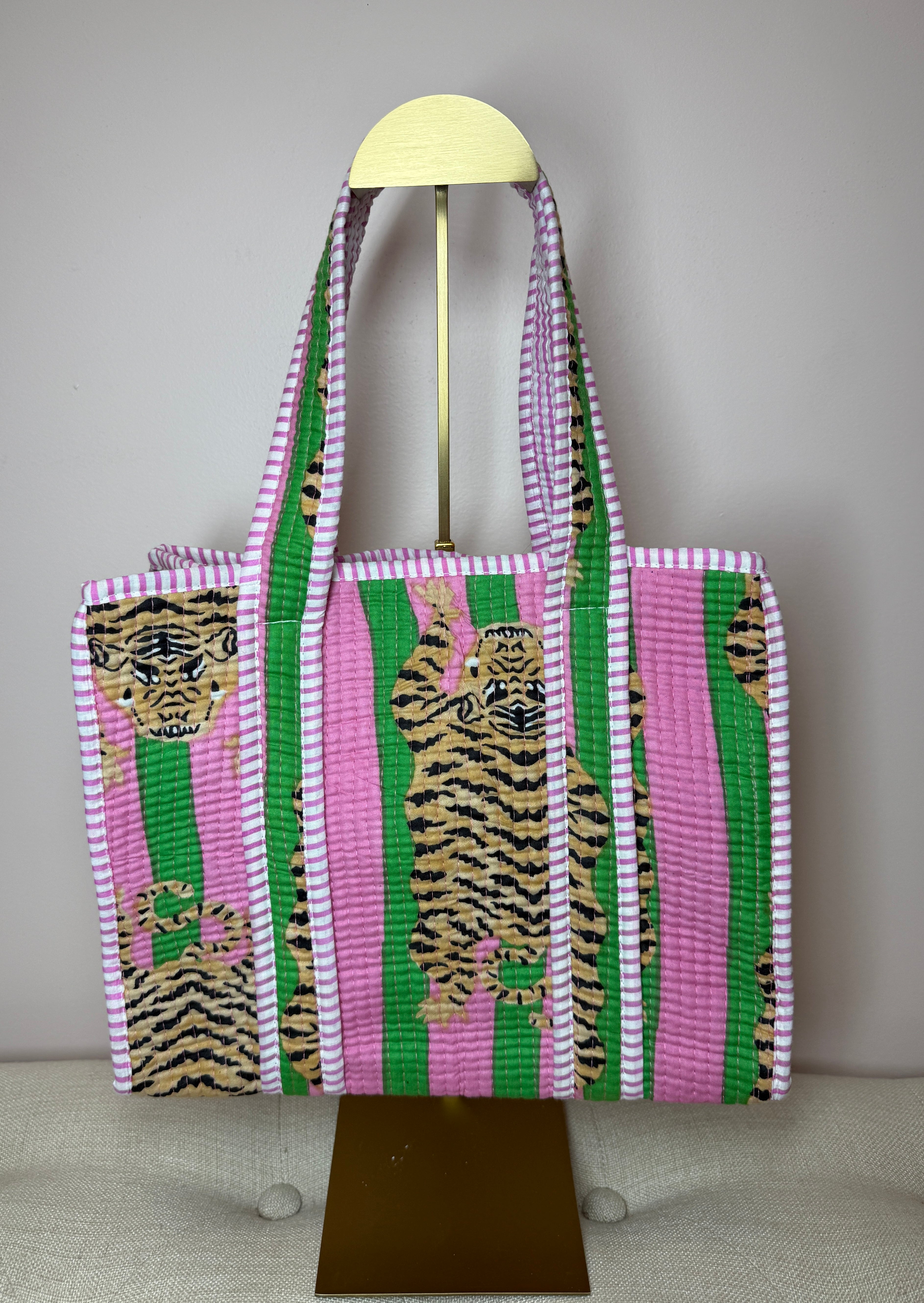 Wild Side Mini Quilted Tote
