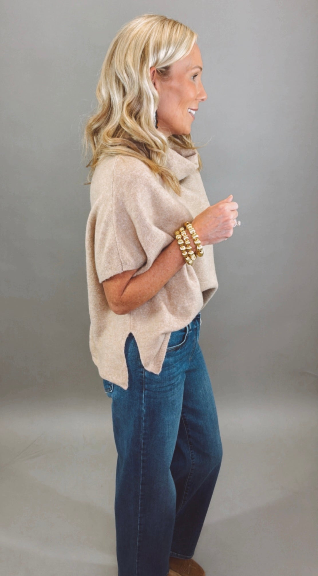 Soho Cowl Top (camel)
