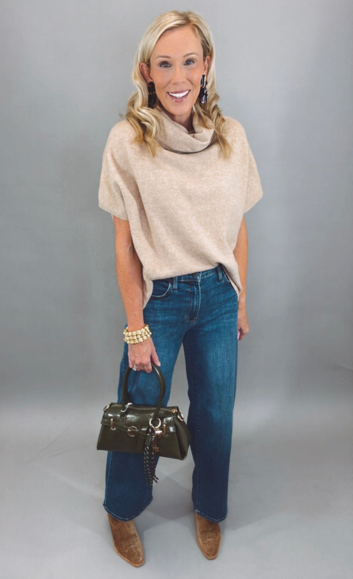 Soho Cowl Top (camel)