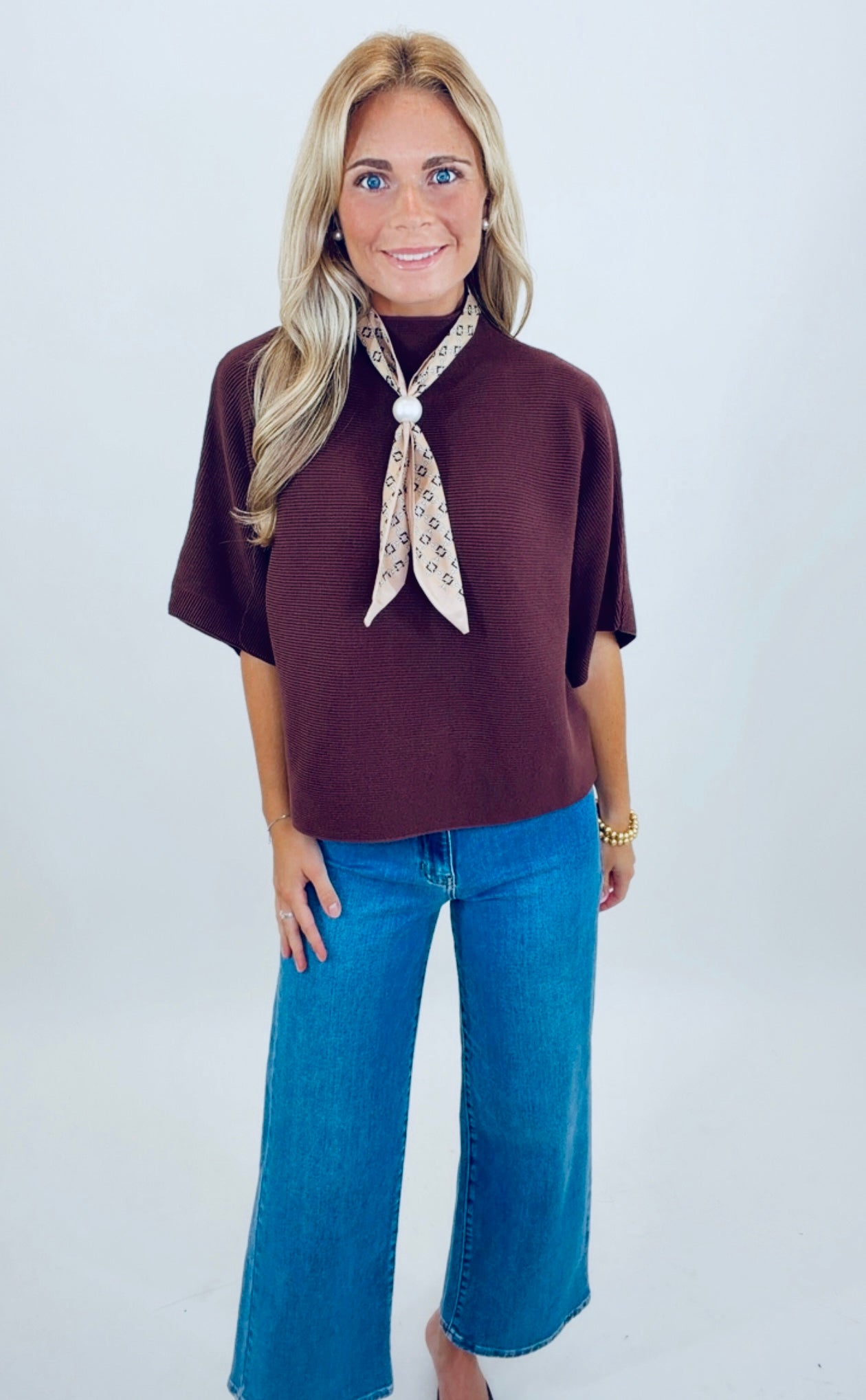 Polished Edit Top (brown)