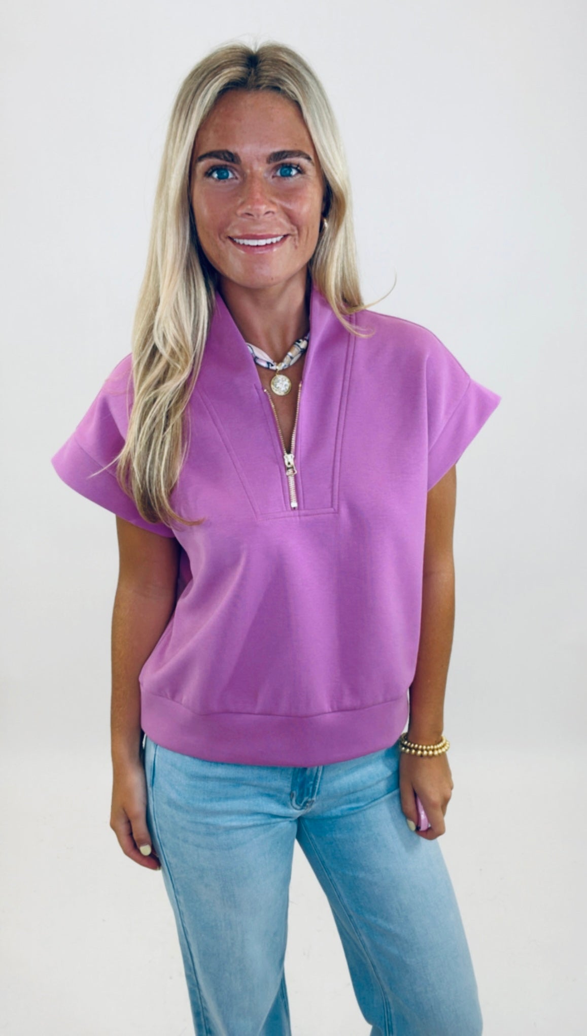 First Class Pullover (lt magenta)
