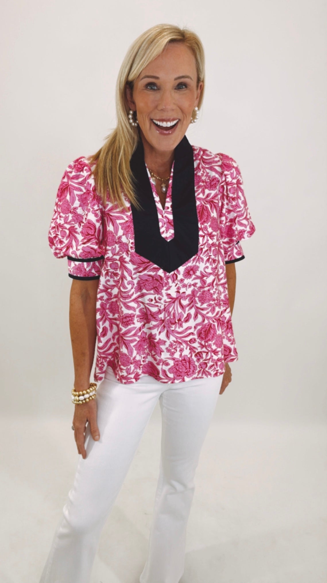 Windsor Top (pink)