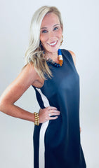 Side Hustle Dress (navy)