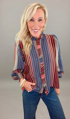 Stripe a Pose Blouse