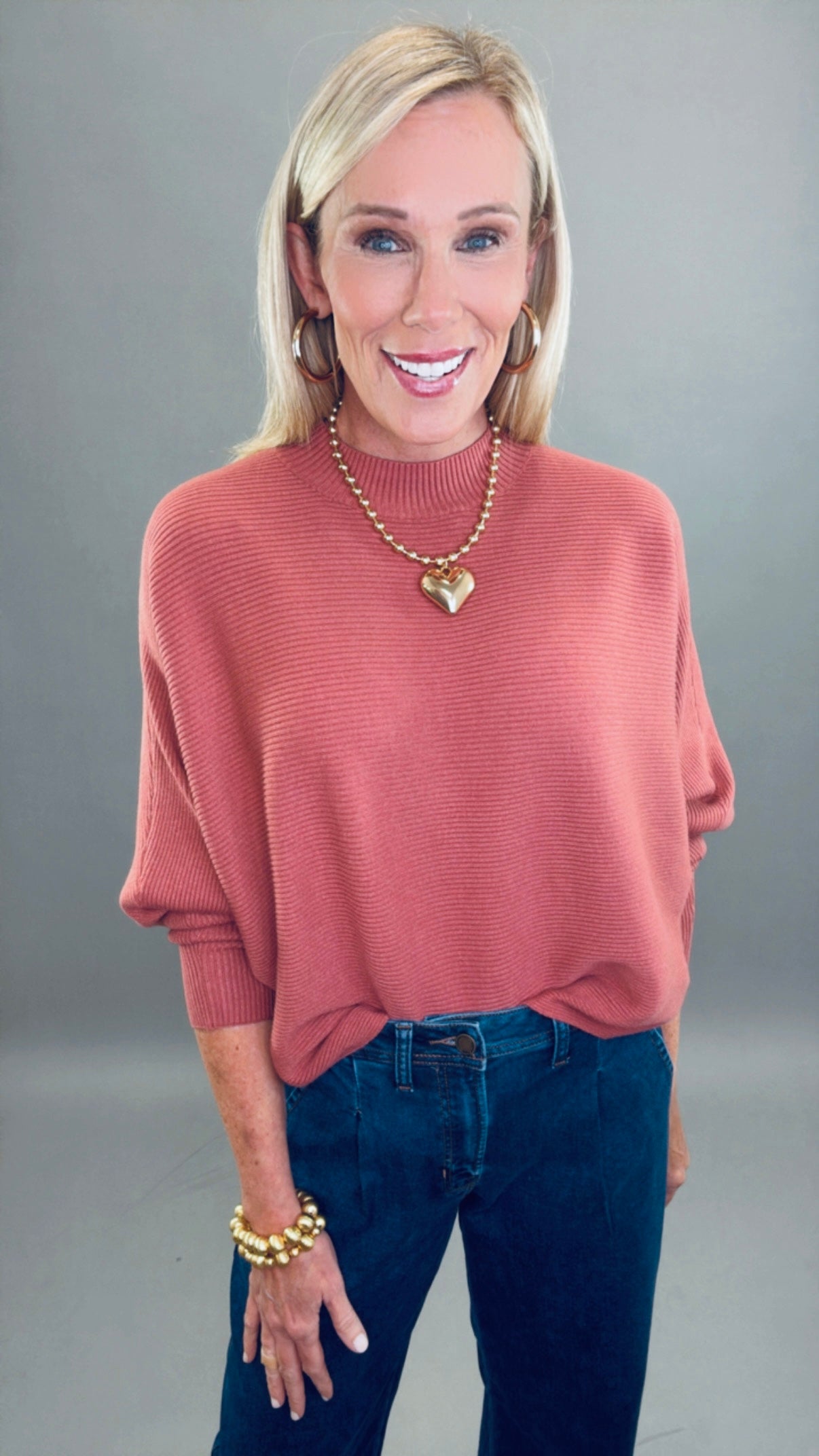 Layne Sweater (desert rose)