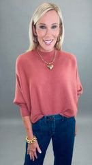 Layne Sweater (desert rose)