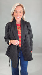 Urban Wrap Quilted Jacket