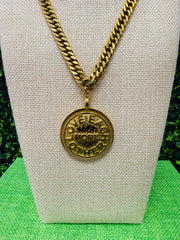 Love Each Other More Coin Necklace