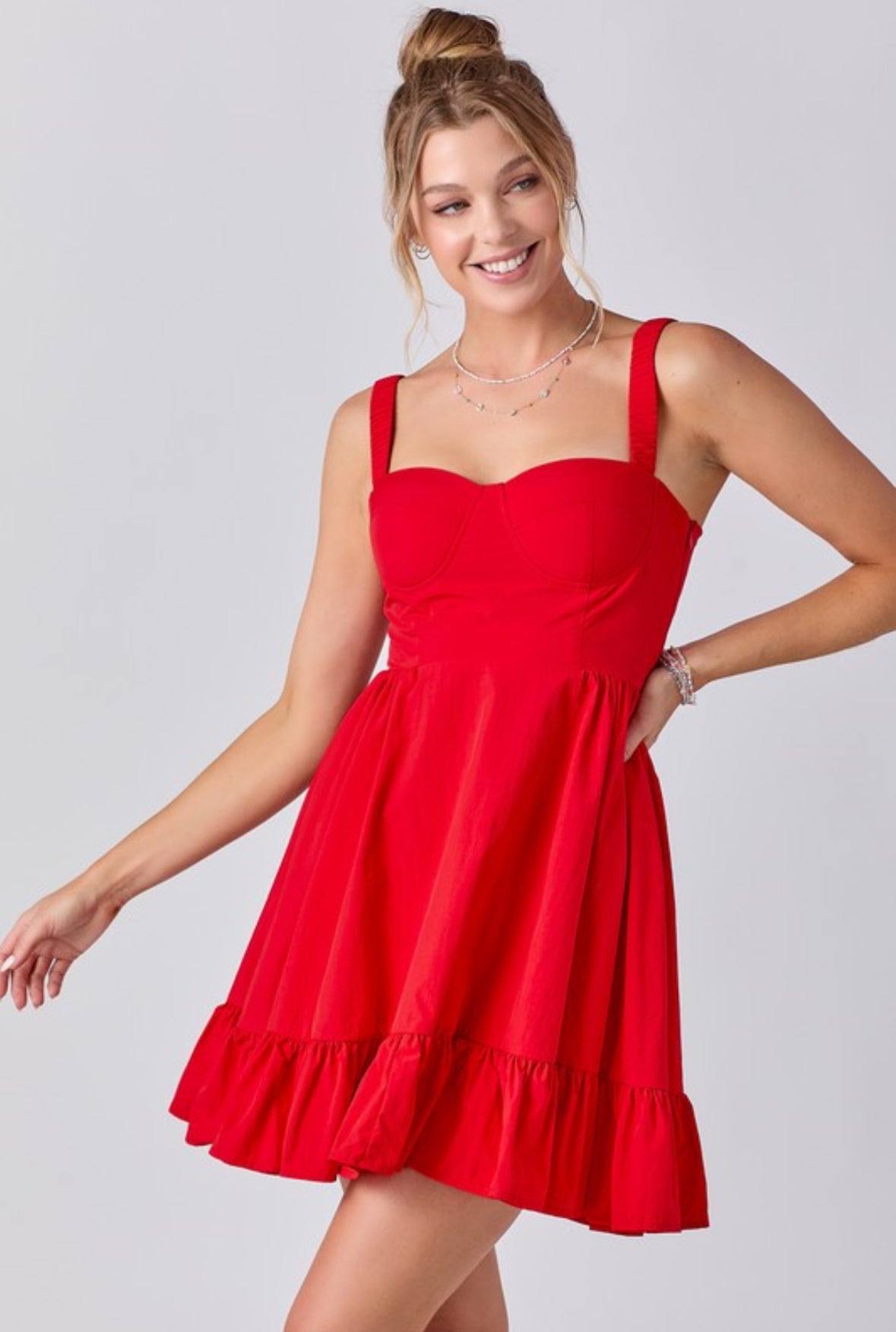 The Teagan Dress (red)