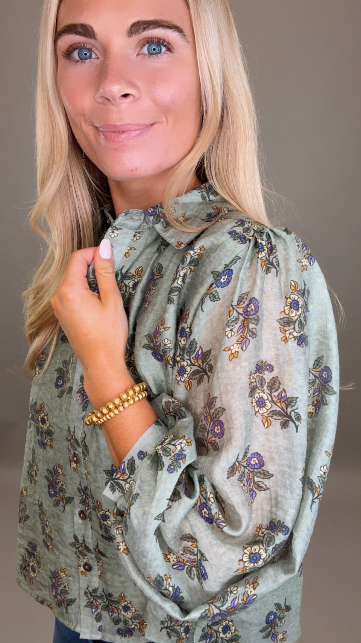 Fernfield Blouse (green)