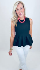 Flare Affair Top (black)