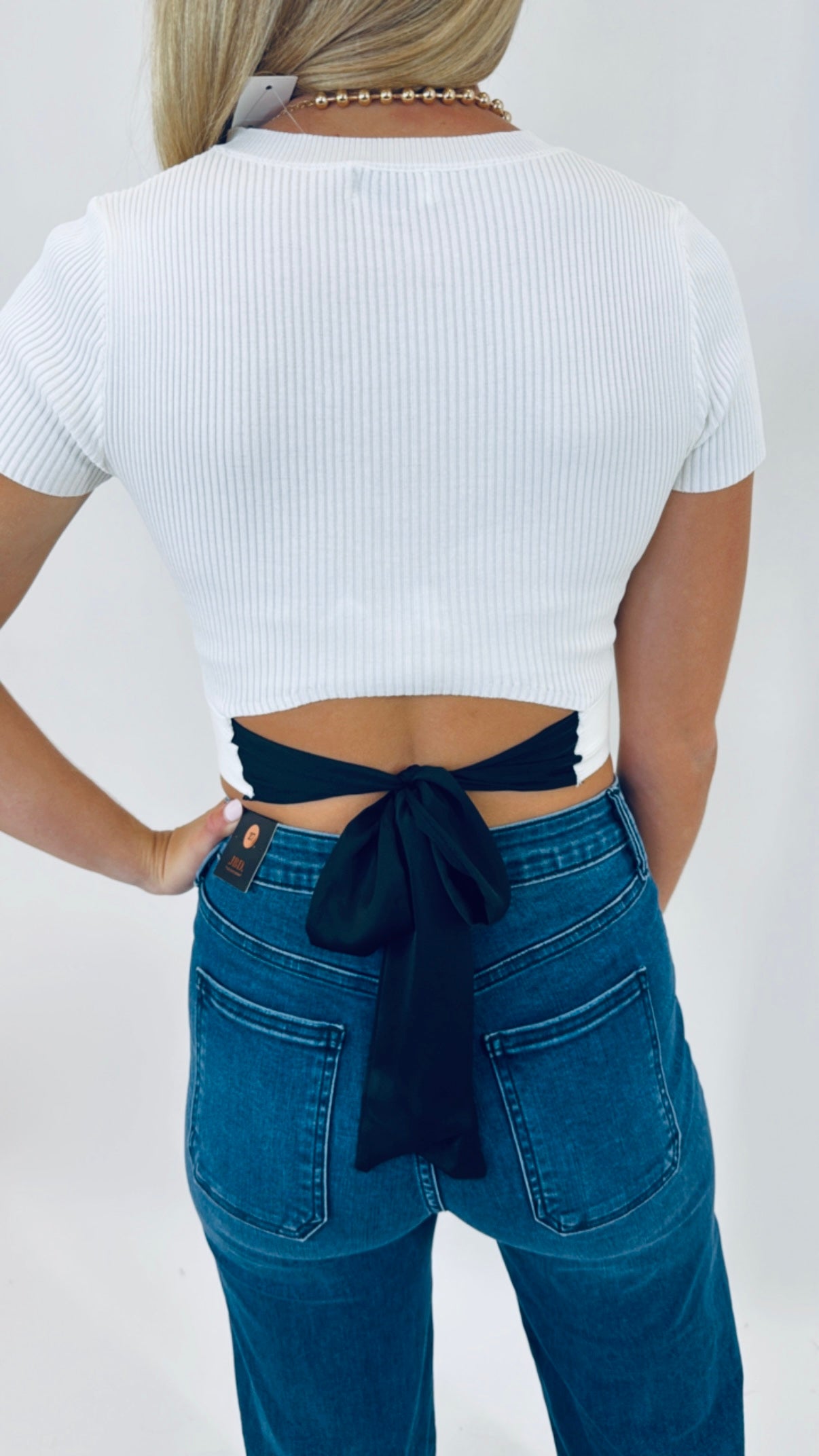 Tie It Up Top (white)