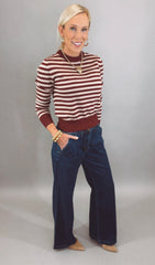 Ivy Lane Sweater (burgundy)